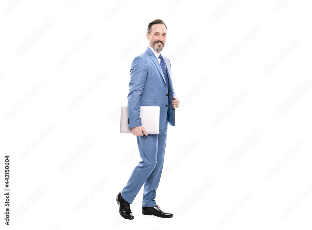 mature businessman full length. business success. programmer man with pc. mature businessman full length. business success. programmer man with pc.
