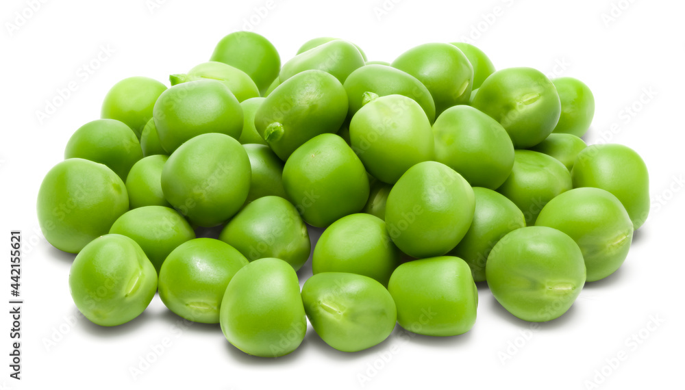 Fresh green peas isolated on white background. clipping path Fresh green peas isolated on white background. clipping path