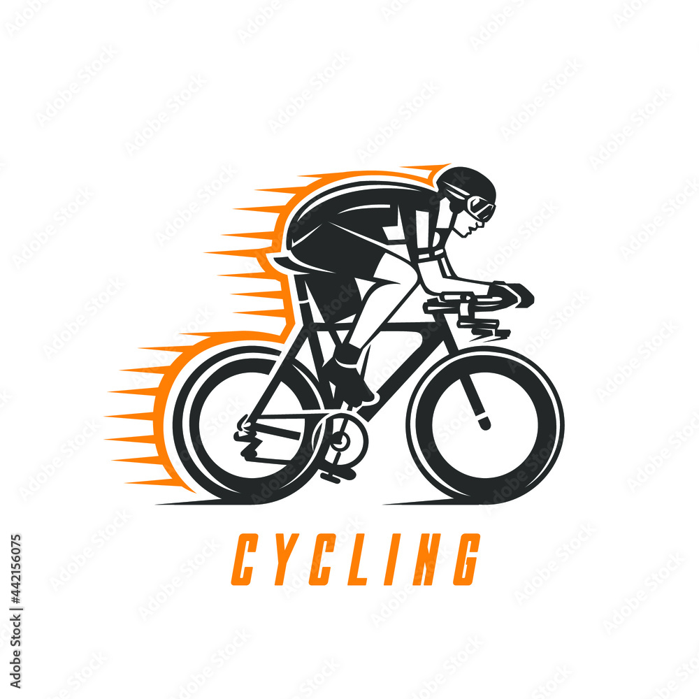 Fototapeta premium Bike Race Logo