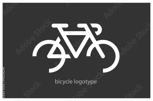 Bicycle. Bike logo.