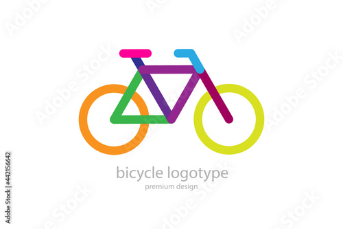 Bicycle. Bike logo.