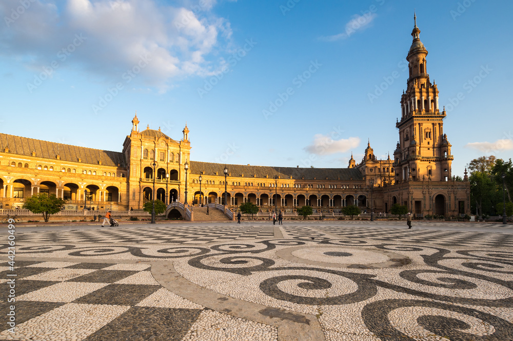 The Plaza de Espana in Seville