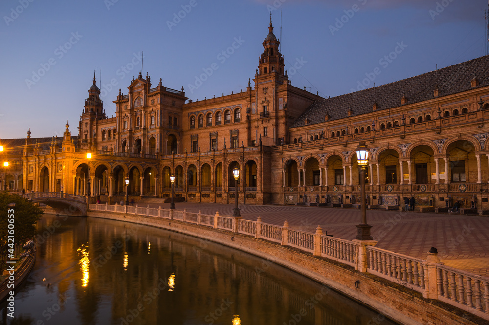 Fototapeta premium The Plaza de Espana in Seville