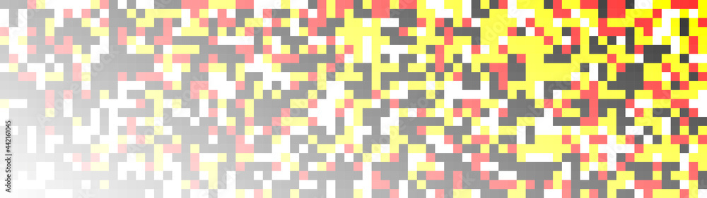 Halftone squares. Vector stylized geometric pattern and background. Falling pixels. Abstract mosaic. Vector illustration. Halftone squares. Vector stylized geometric pattern and background. Falling pixels. Abstract mosaic. Vector illustration.