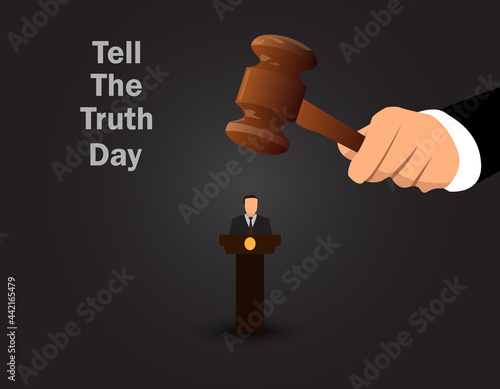 Tell The Truth Day. Holiday Collection July. 