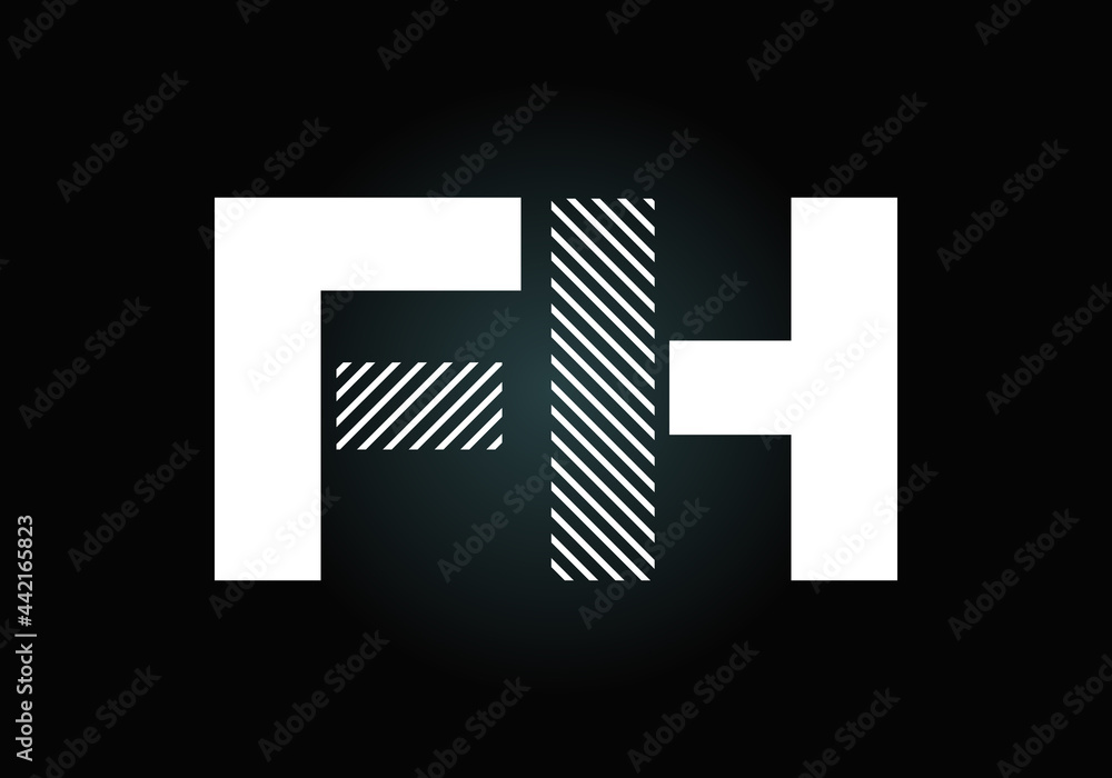Initial F H Letter Logo With Creative Modern Business Typography Vector Template. Creative Abstract Monogram Letter F H Initial F H Letter Logo With Creative Modern Business Typography Vector Template. Creative Abstract Monogram Letter F H