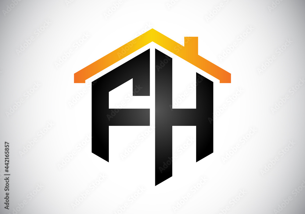 Initial F H Letter Logo With Creative Modern Business Typography Vector Template. Creative Abstract Monogram Letter F H Initial F H Letter Logo With Creative Modern Business Typography Vector Template. Creative Abstract Monogram Letter F H