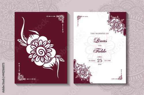 elegant premium wedding invitation card, luxury invitation card