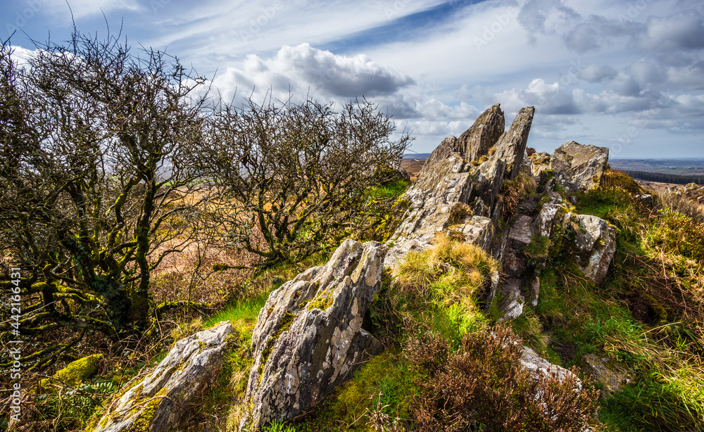 Roc'h Trevezel summit in Brittany