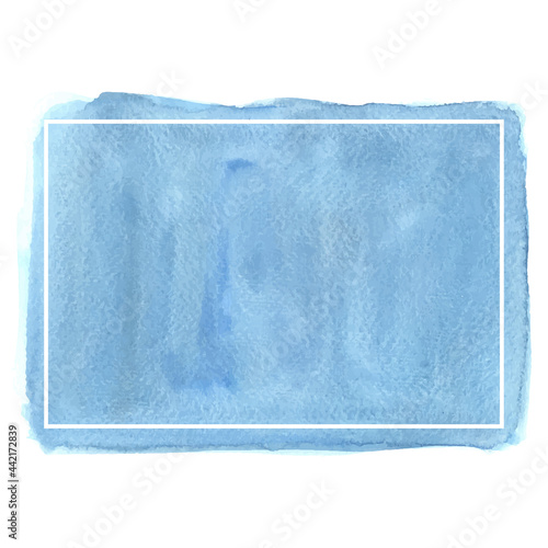 Abstract Dark Blue Watercolor Background For Design