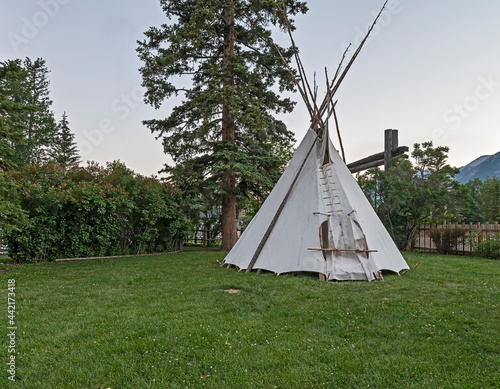 Tipi in a Canmore park © jkgabbert