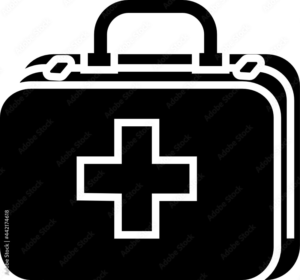 First Aid Icon. Medical Check up concept icon style First Aid Icon. Medical Check up concept icon style