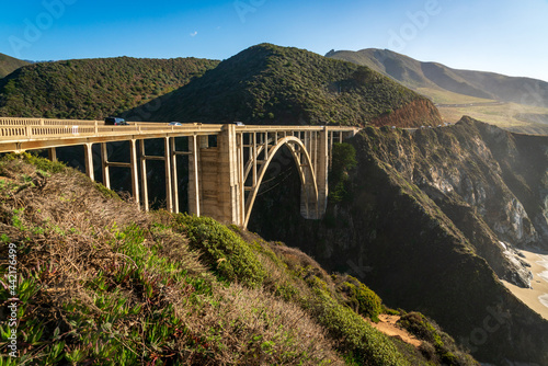 Bixby Bridge and Coastline at Big Sur