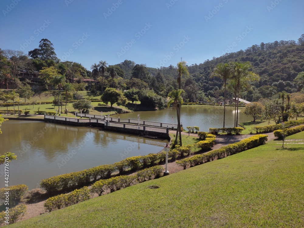 Fototapeta premium lake in the mountains