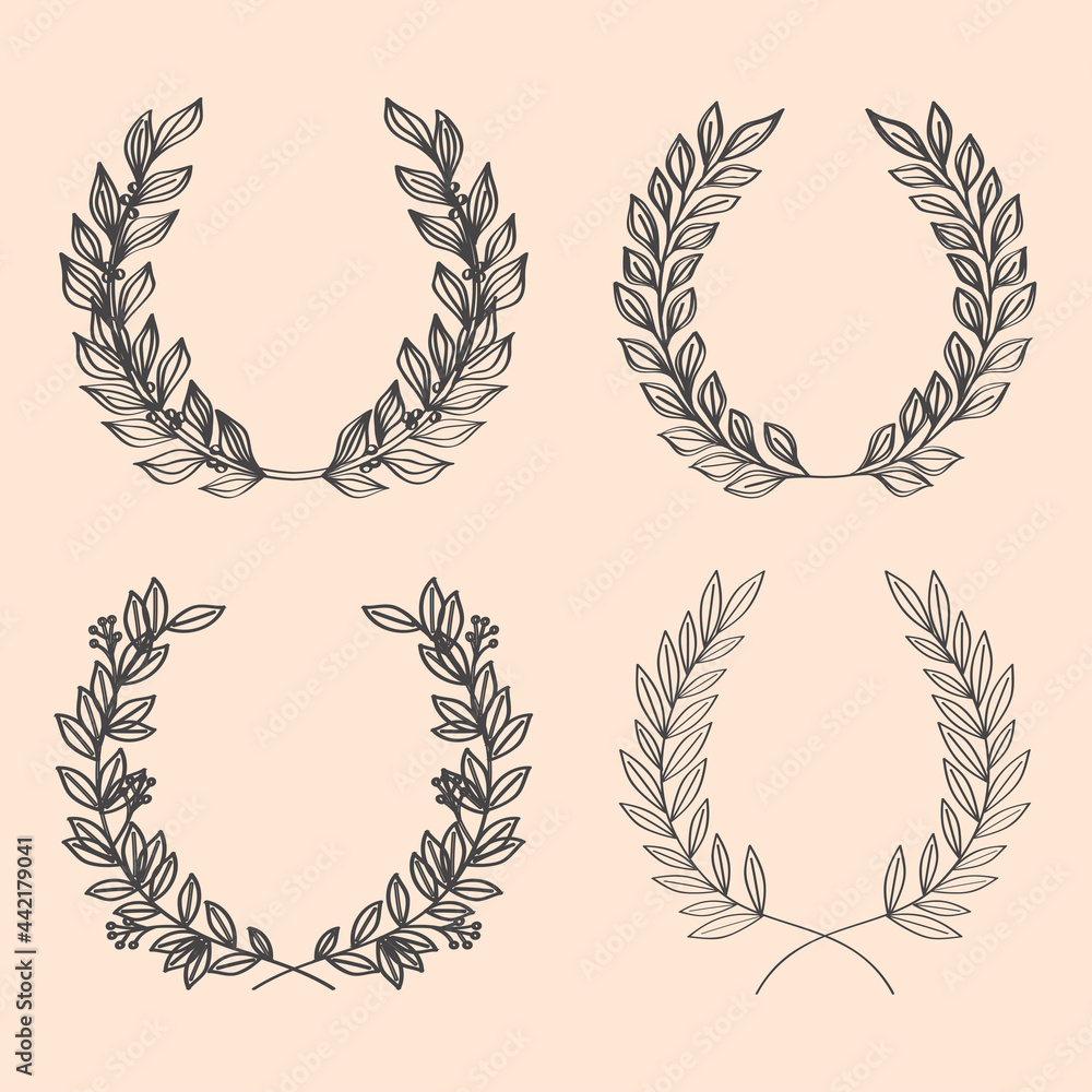 laurel wreaths decoration laurel wreaths decoration