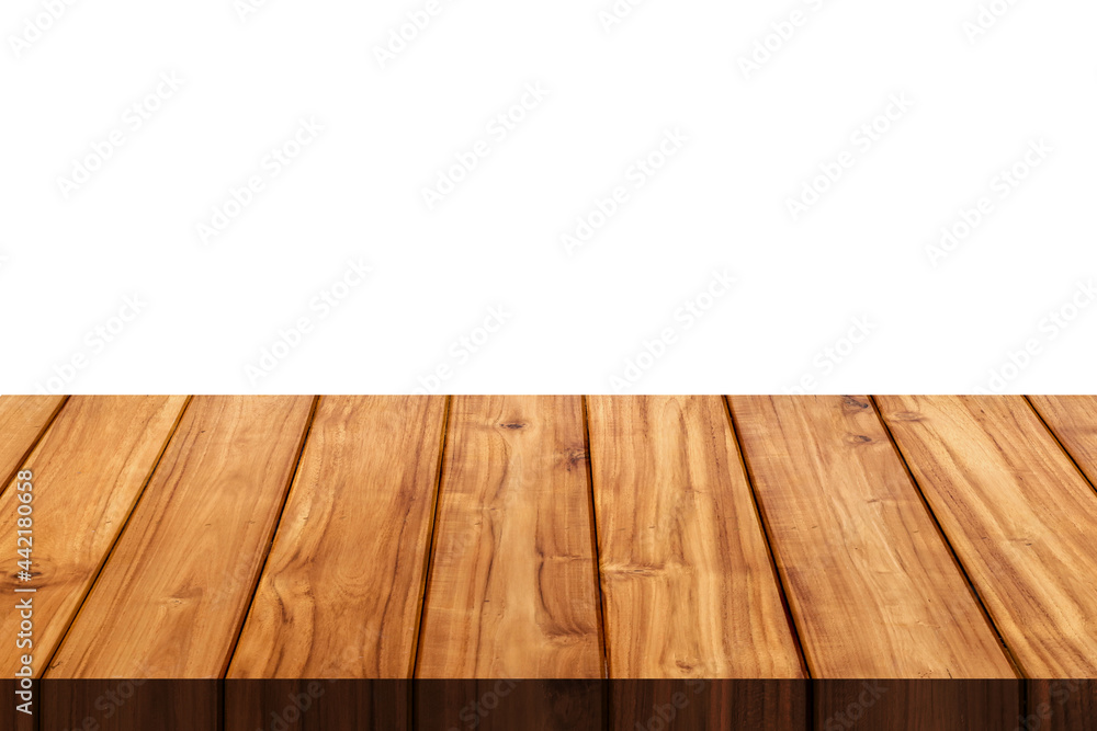wooden table isolated on white background wooden table isolated on white background