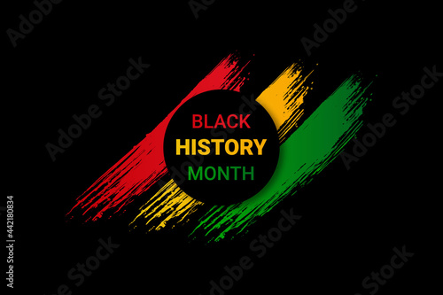 Black history month celebrate. vector illustration design graphic Black history month, American and African People.