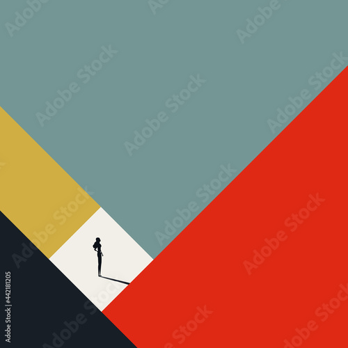Business talent recruitment and acquisition vector symbol. Hiring, new job opportunity minimal design illustration.