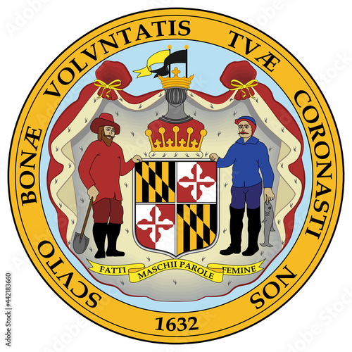 Coat of arms of Maryland, USA