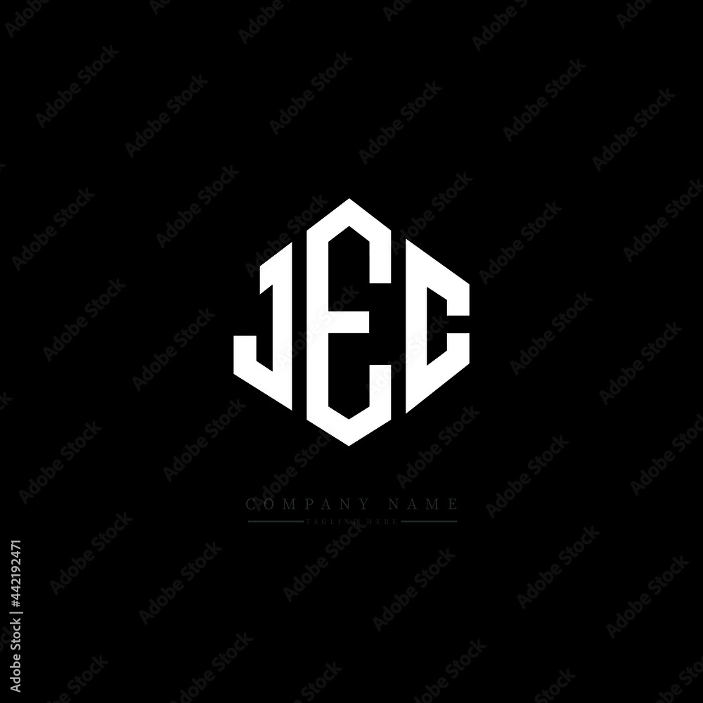 JEC letter logo design with polygon shape. JEC polygon logo monogram. JEC cube logo design. JEC hexagon vector logo template white and black colors. JEC monogram, JEC business and real estate logo. JEC letter logo design with polygon shape. JEC polygon logo monogram. JEC cube logo design. JEC hexagon vector logo template white and black colors. JEC monogram, JEC business and real estate logo.