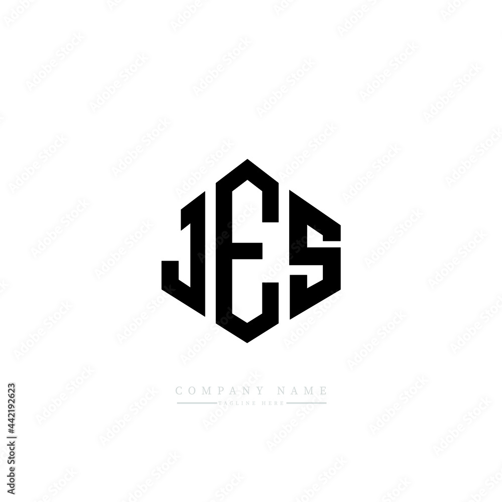 JES letter logo design with polygon shape. JES polygon logo monogram. JES cube logo design. JES hexagon vector logo template white and black colors. JES monogram, JES business and real estate logo. JES letter logo design with polygon shape. JES polygon logo monogram. JES cube logo design. JES hexagon vector logo template white and black colors. JES monogram, JES business and real estate logo.