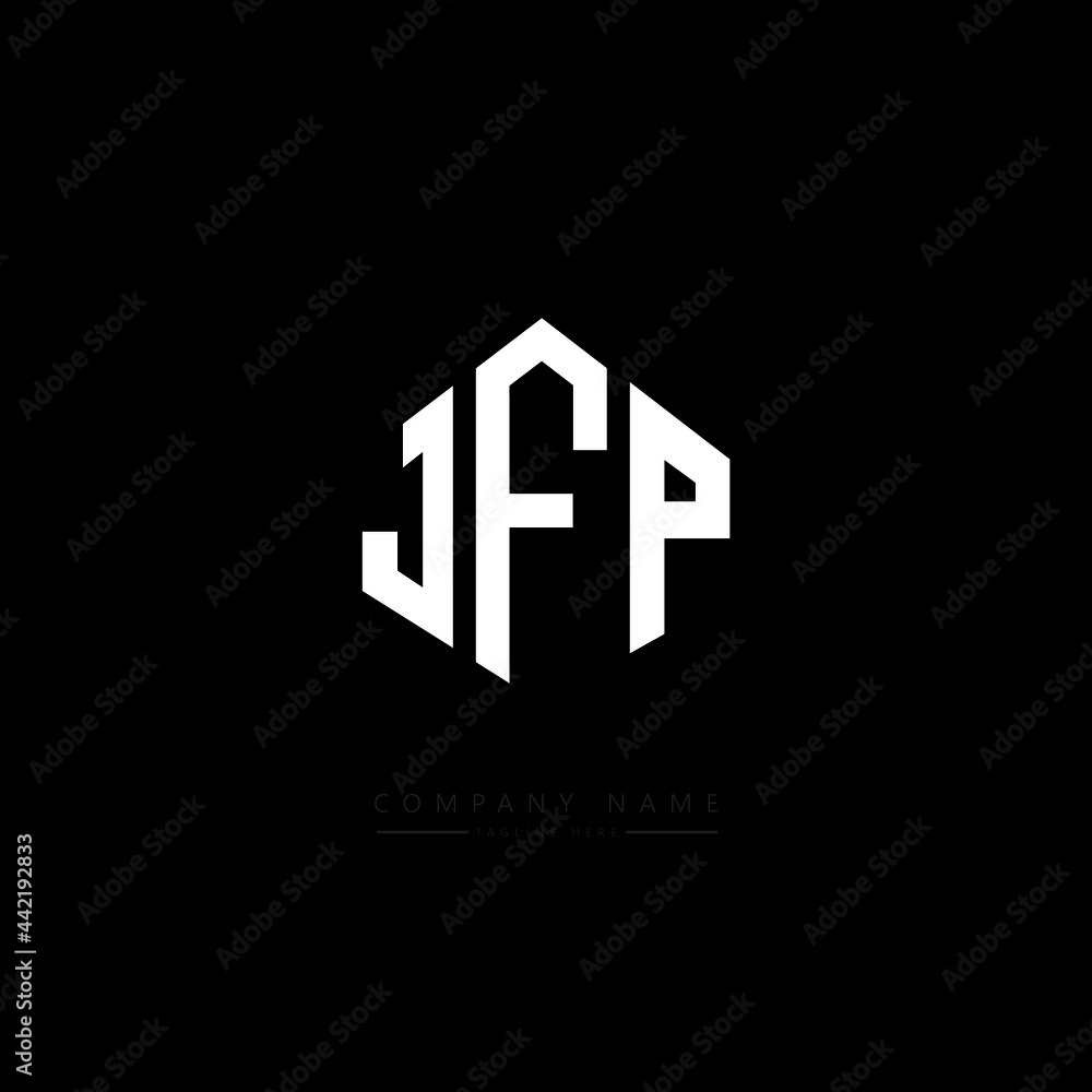 JFP letter logo design with polygon shape. JFP polygon logo monogram. JFP cube logo design. JFP hexagon vector logo template white and black colors. JFP monogram, JFP business and real estate logo. JFP letter logo design with polygon shape. JFP polygon logo monogram. JFP cube logo design. JFP hexagon vector logo template white and black colors. JFP monogram, JFP business and real estate logo.