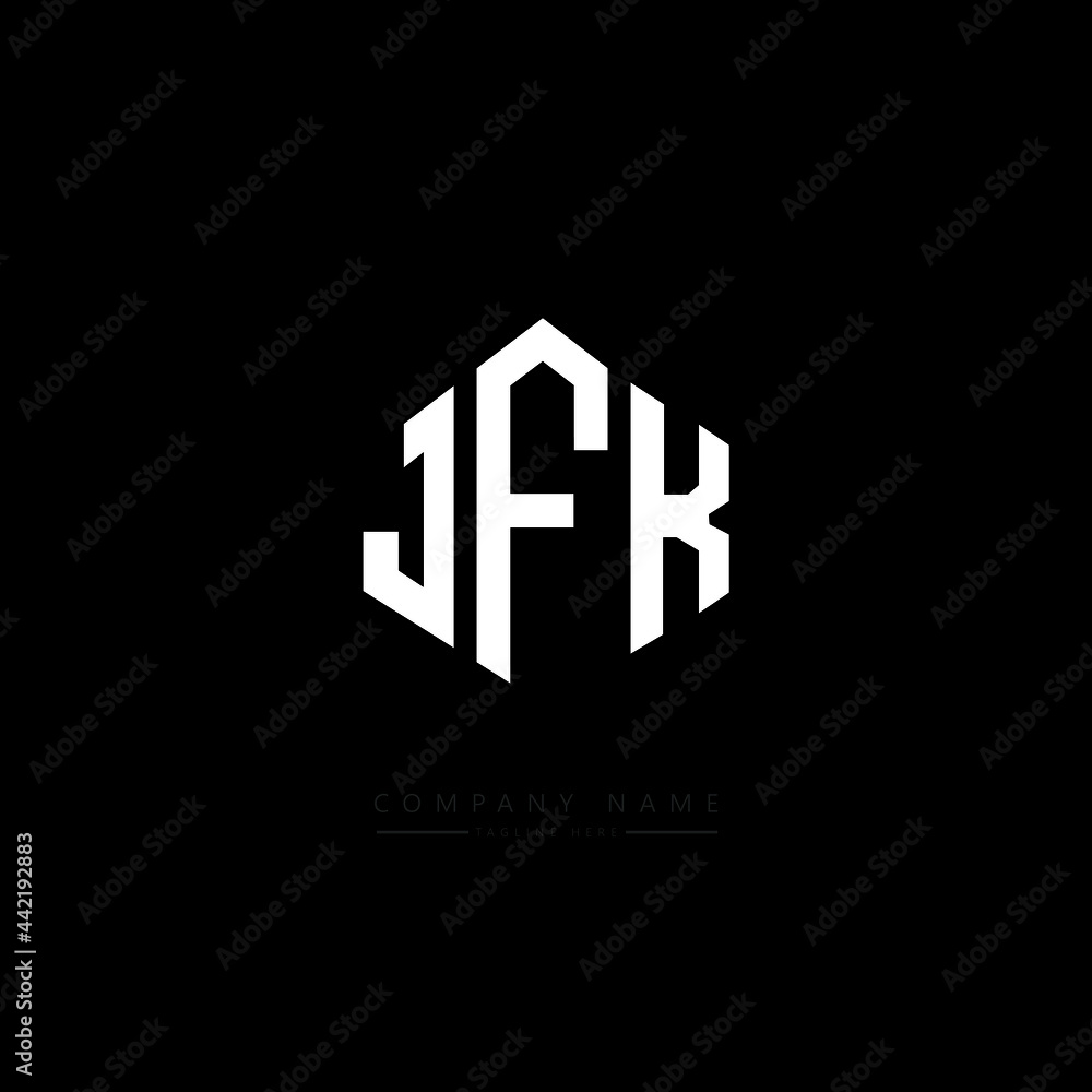 JFK letter logo design with polygon shape. JFK polygon logo monogram. JFK cube logo design. JFK hexagon vector logo template white and black colors. JFK monogram, JFK business and real estate logo. JFK letter logo design with polygon shape. JFK polygon logo monogram. JFK cube logo design. JFK hexagon vector logo template white and black colors. JFK monogram, JFK business and real estate logo.