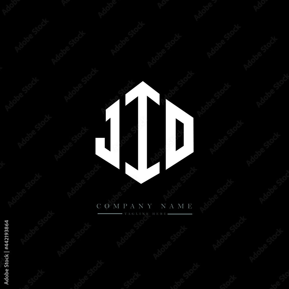 JIO letter logo design with polygon shape. JIO polygon logo monogram. JIO cube logo design. JIO hexagon vector logo template white and black colors. JIO monogram, JIO business and real estate logo. 