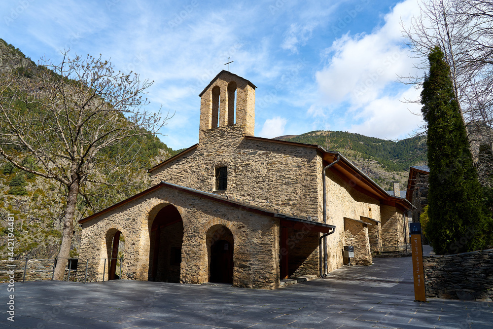 Sanctuary of Meritxell in Andorra.