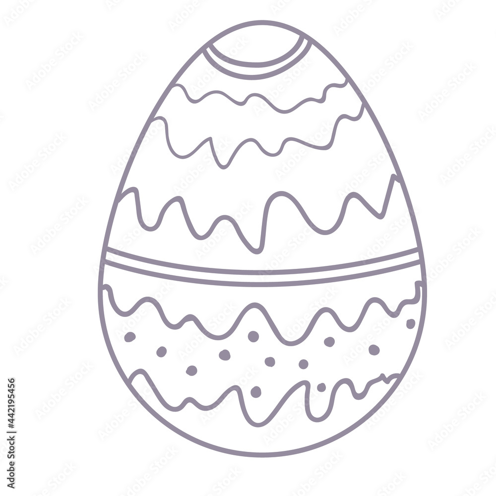 Happy Easter eggs with ornament. Black and white Happy Easter vector illustration. Boho Easter concept design in black and white Happy Easter eggs with ornament. Black and white Happy Easter vector illustration. Boho Easter concept design in black and white
