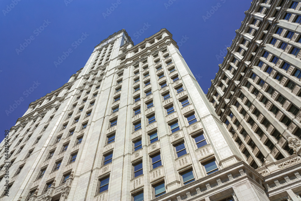 An early 20th century office building in Chicago An early 20th century office building in Chicago
