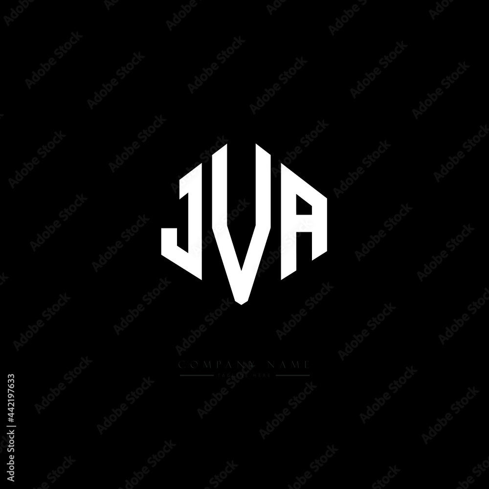 JVA letter logo design with polygon shape. JVA polygon logo monogram. JVA cube logo design. JVA hexagon vector logo template white and black colors. JVA monogram, JVA business and real estate logo. JVA letter logo design with polygon shape. JVA polygon logo monogram. JVA cube logo design. JVA hexagon vector logo template white and black colors. JVA monogram, JVA business and real estate logo.