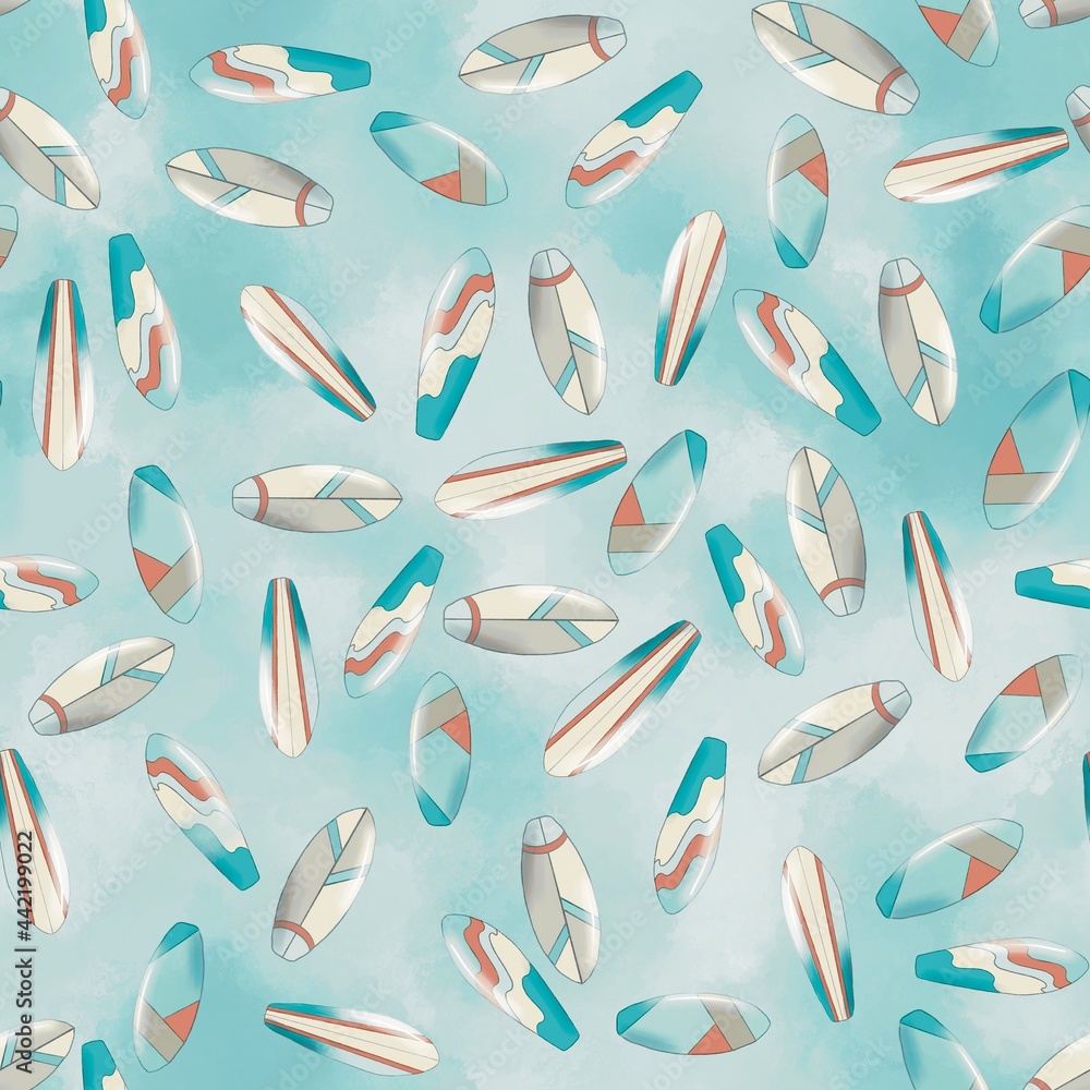 seamless pattern surfing seamless pattern surfing