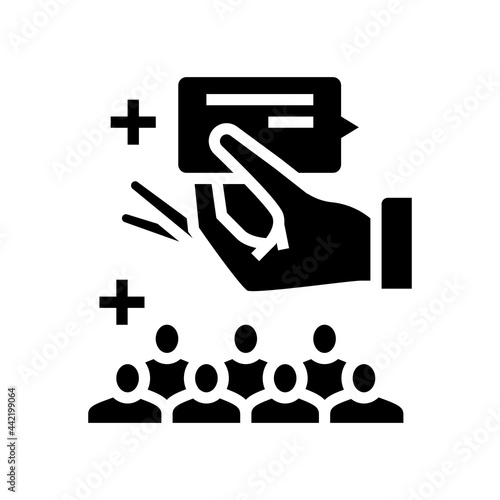 advisory boards and mentors glyph icon vector. advisory boards and mentors sign. isolated contour symbol black illustration
