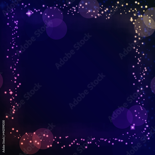 Abstract bokeh light and blurred light on a colorful background
