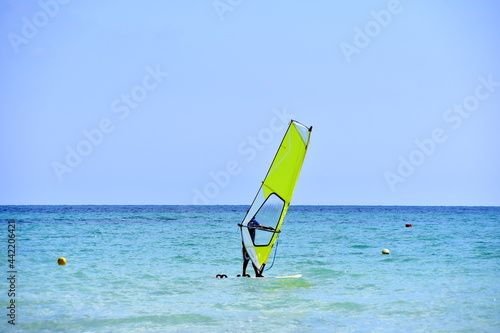 windsurfing, Tunisia, vacation, water, Mediterranean, leisure, waves