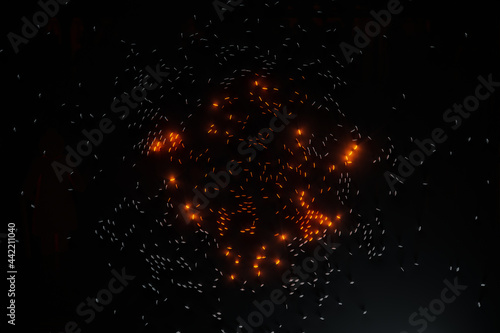 The spread of COVID-19 virus through population