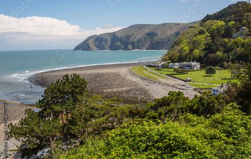 View of Lynmouth, Devon, England