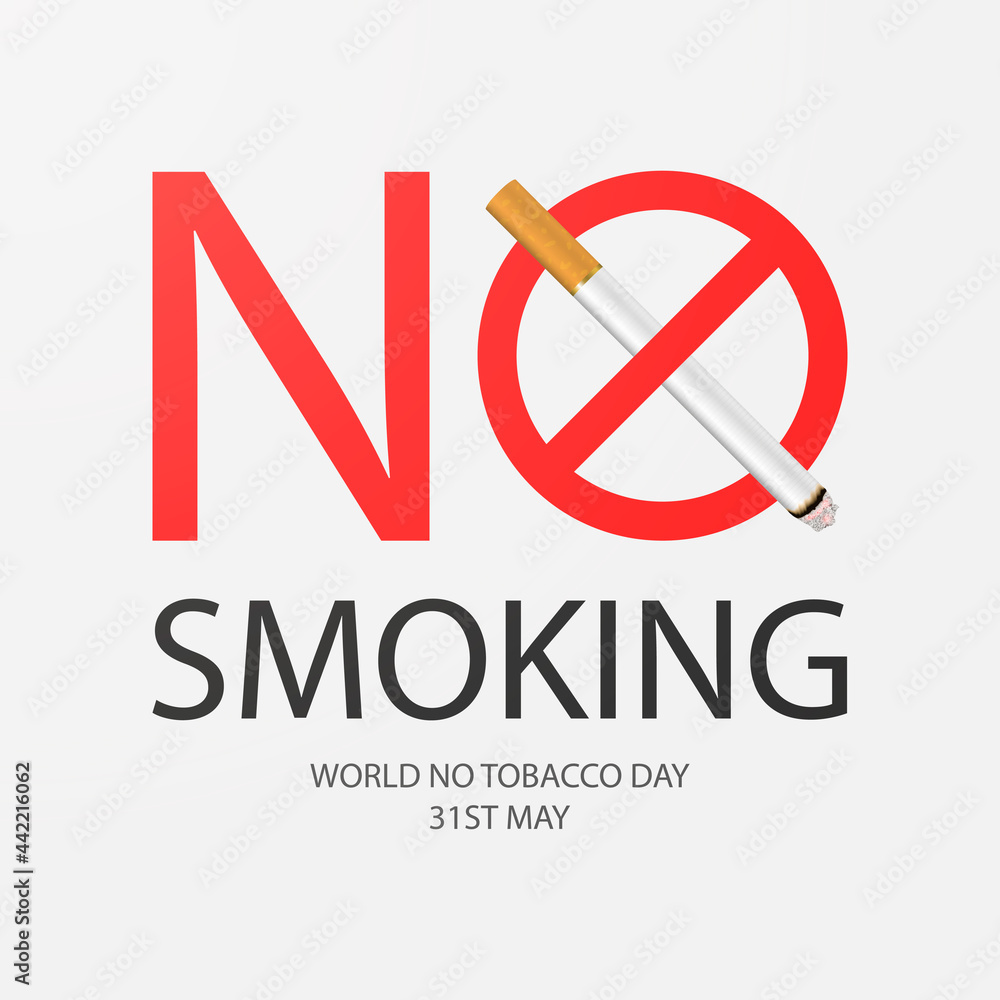 Vector No Smoking Area Sign, Symbol, Label, Web Banner. Realistic 3d Cigarette. Do Not Smoke Here. May 31st World No Tobacco Day. No Smoking Day. Stop Smoking Campaign, Concept Vector No Smoking Area Sign, Symbol, Label, Web Banner. Realistic 3d Cigarette. Do Not Smoke Here. May 31st World No Tobacco Day. No Smoking Day. Stop Smoking Campaign, Concept