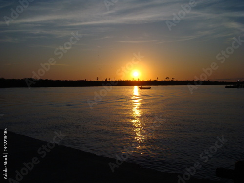 Atardecer en el embarcadero