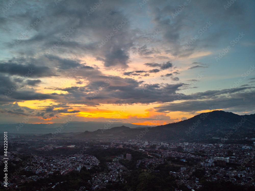 Fototapeta premium Sunset in the mountains