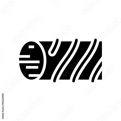 fiberglass reinforcement glyph icon vector. fiberglass reinforcement sign. isolated contour symbol black illustration