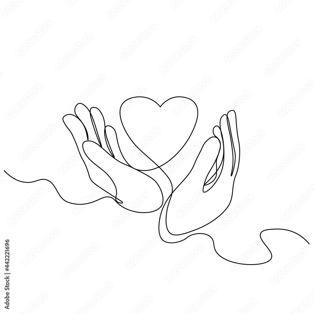 Donor's day. Blood collection. Solid line. Vector illustration drawn with a single line. Donor's day. Blood collection. Solid line. Vector illustration drawn with a single line.