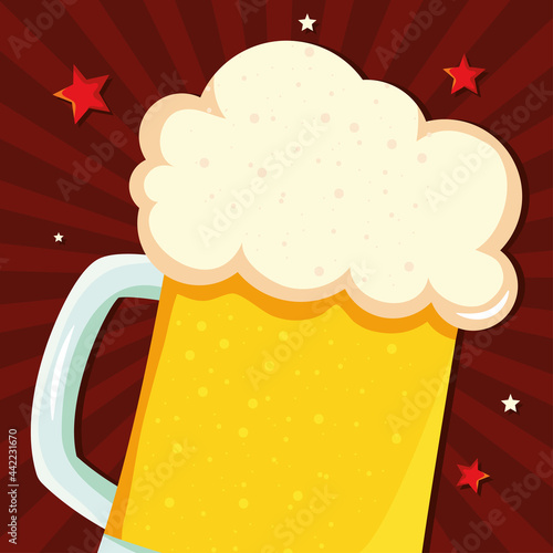 beer mug illustration