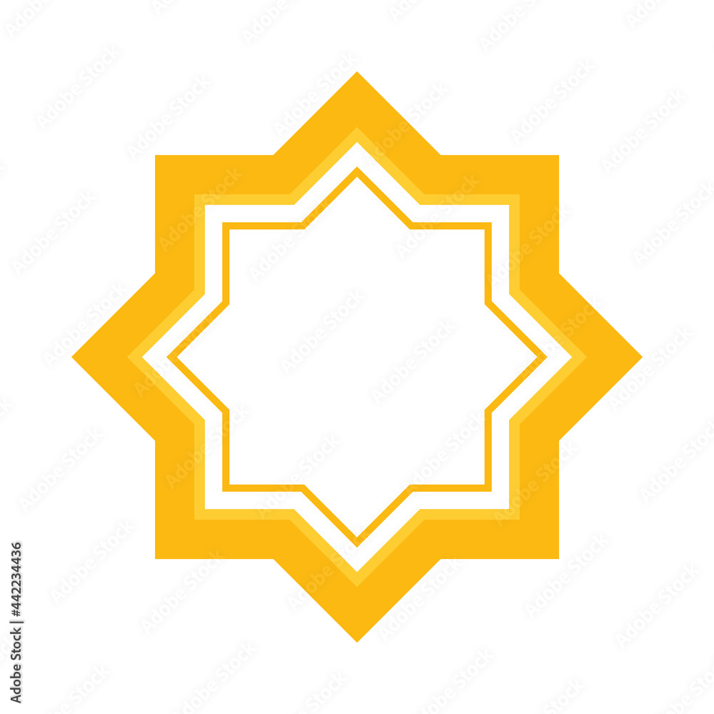 islamic star icon islamic star icon