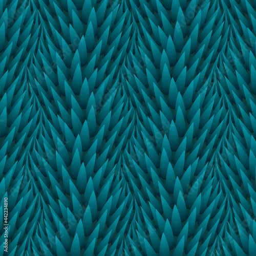 Blue agave plantation by moonlight. Abstract floral background