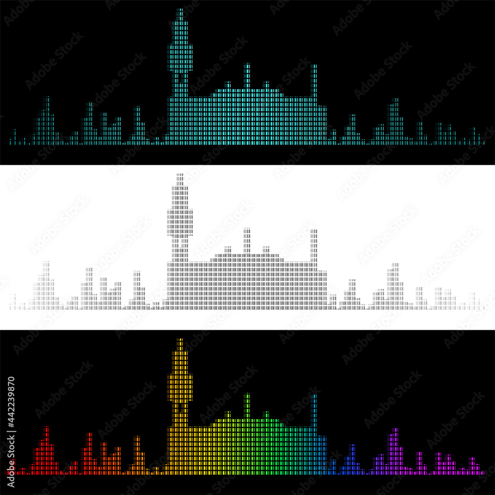 Sound Graph Style The Hague Skyline