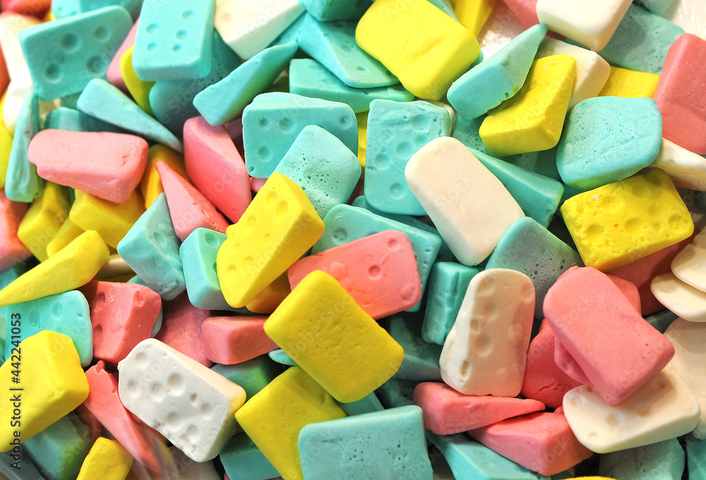 Delicious colorful jelly candies texture. Delicious colorful jelly candies texture.
