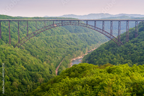 Fotografie, Obraz The Bridge at New River Gorge National Park and Preserve