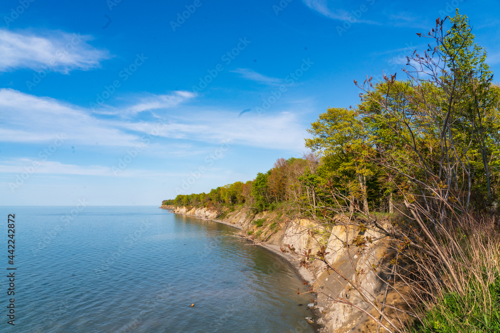 The Coast line of Lake Erie in Erie County